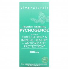 Viva Naturals, French-Maritime Pycnogenol`` 60 растительных капсул