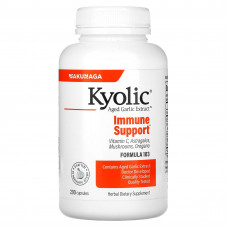 Kyolic, Aged Garlic Extract, выдержанный экстракт чеснока, для иммунитета, формула 103, 200 капсул