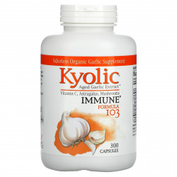 Kyolic, Состав No103 для поддержания иммунитета, 300 капсул