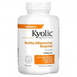 Kyolic, Aged Garlic Extract, экстракт чеснока с куркумином, 150 капсул