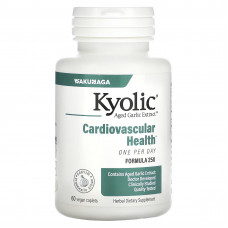 Kyolic, Выдержанный экстракт чеснока One Per Day, сердечно-сосудистое средство, 1000 мг, 60 капсул