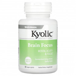 Kyolic, Brain Focus, 60 вегетарианских капсул