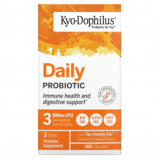 Kyolic, Kyo-Dophilus, ежедневный пробиотик, 180 капсул