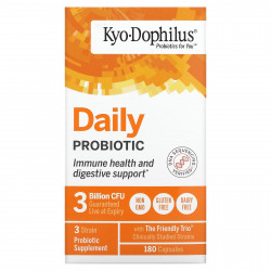 Kyolic, Kyo-Dophilus, ежедневный пробиотик, 180 капсул