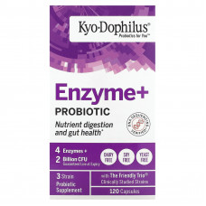 Kyolic, Kyo-Dophilus, фермент и пробиотик, 1 млрд КОЕ, 120 капсул