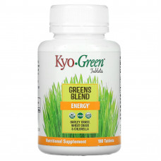 Kyolic, Kyo-Green, смесь зелени, энергия, 180 таблеток