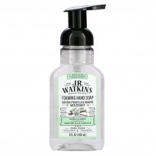 J R Watkins, Пенное мыло для рук, ваниль и мята, 9 жидких унций (266 мл)