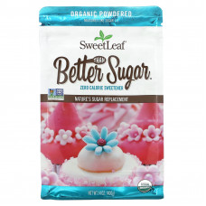 Wisdom Natural, SweetLeaf, лучше, чем сахар, органический порошок, 400 г (14 унций)