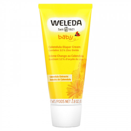 Weleda, Baby, крем с календулой от опрелостей, с экстрактами календулы, 81 г (2,9 унции)