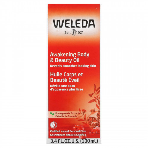 Weleda, Пробуждающее масло для тела и красоты, 100 мл (3,4 жидк. Унции)