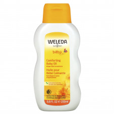 Weleda, Baby, успокаивающее масло для детей, с экстрактами календулы, 200 мл (6,8 жидк. унции)
