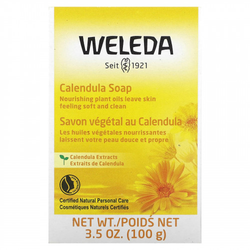 Weleda, Мыло с календулой, 100 г (3,5 унции)