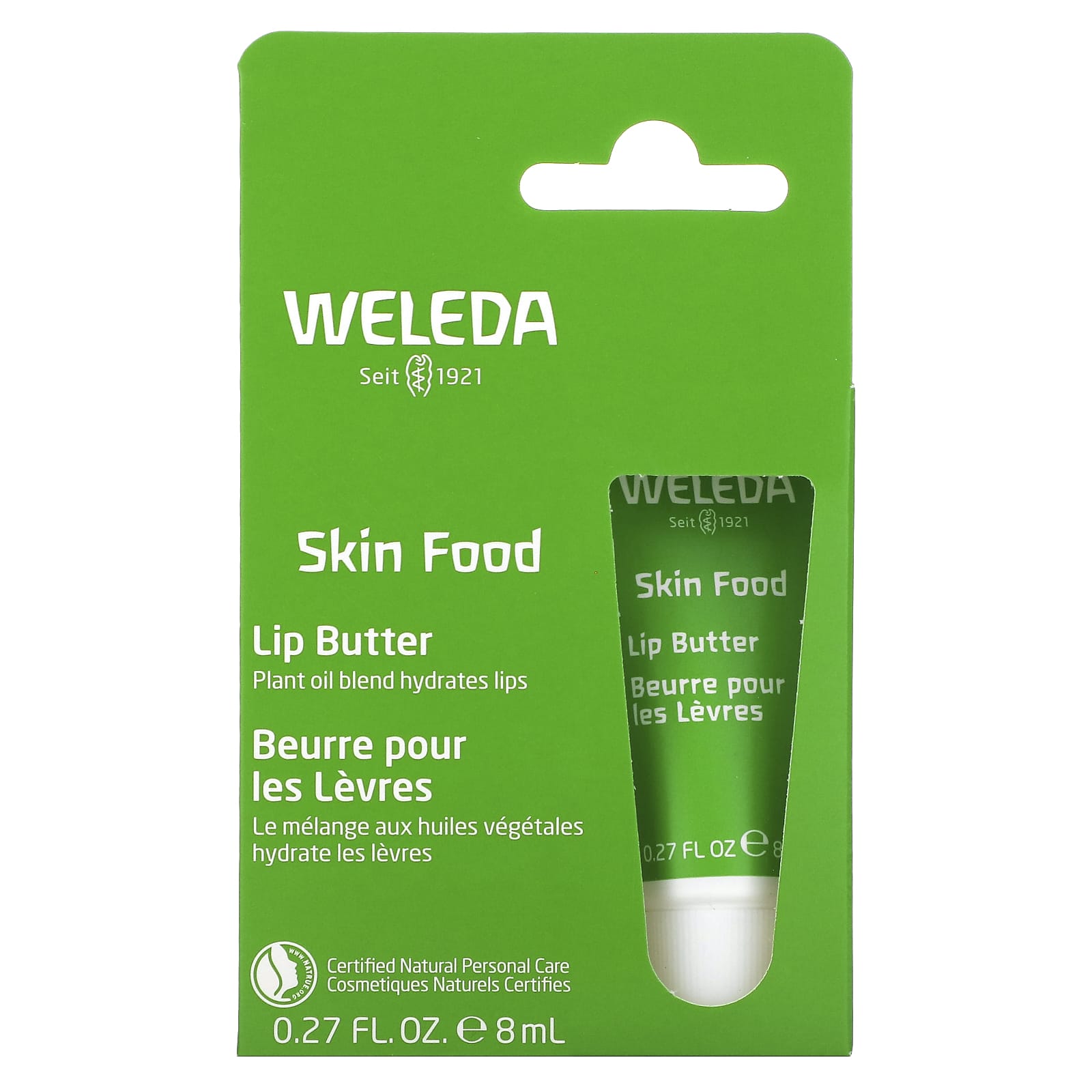 Weleda, Skin Food, масло для губ, 8 мл (0,27 жидк. унции)