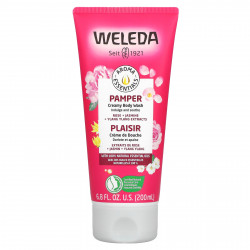 Weleda, Aroma Essentials, ухаживающий крем-гель для душа, с экстрактами розы, жасмина и иланг-иланга, 200 мл (6,8 жидк. унции)