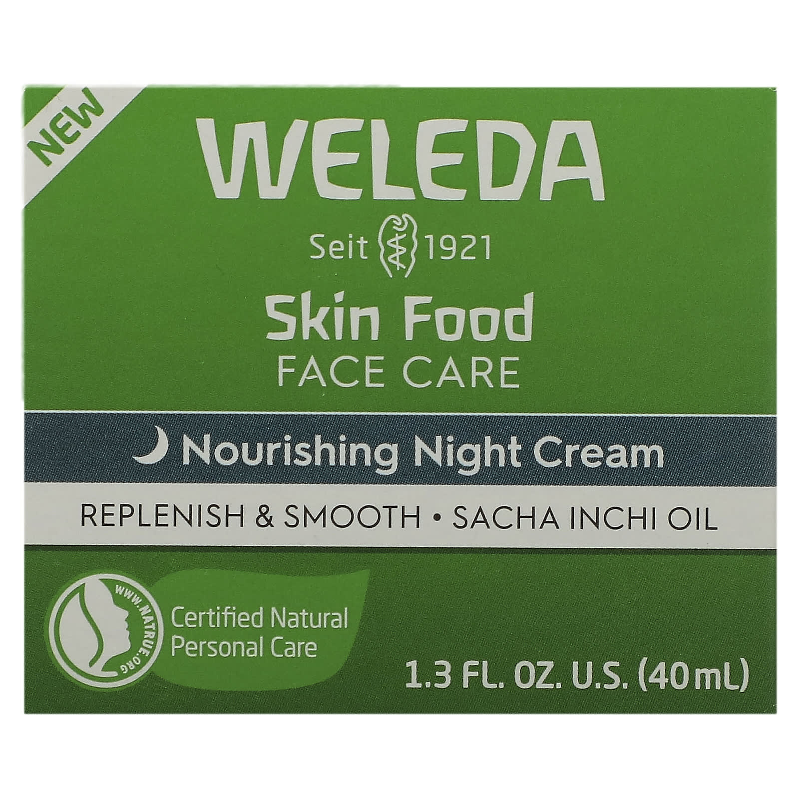 Weleda, Skin Food, уход за лицом, питательный ночной крем, 40 мл (1,3 жидк. Унции)