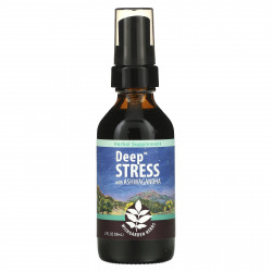 WishGarden Herbs, Deep Stress с ашвагандой, 59 мл (2 жидк. Унции)