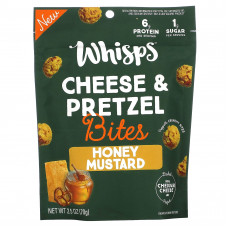Whisps, Cheese & Pretzel Bites, Honey Mustard, 2.5 oz (70 g)