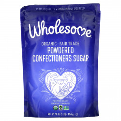 Wholesome Sweeteners, Органический сахар в пудре, 454 г (1 фунт)