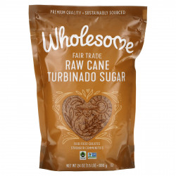 Wholesome Sweeteners, натуральный тростниковый сахар-сырец, турбинадо, 680 г (1,5 фунта/24 унции)