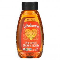 Wholesome Sweeteners, органический мед со знаком справедливой торговли, 454 г (16 унций)