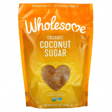Wholesome Sweeteners, Органический сахар из кокосовой пальмы, 1 фунт (16 унций) — 454 г