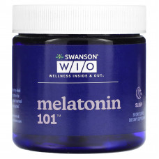 Swanson WIO, Мелатонин 101, 30 капсул