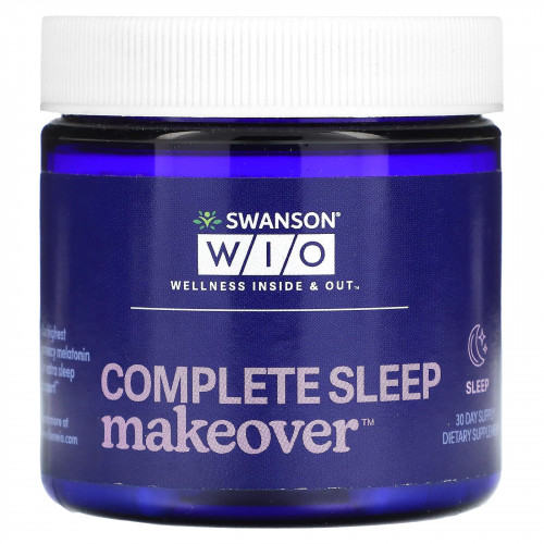 Swanson WIO, Complete Sleep Makeover, Sleep, 30-дневный запас
