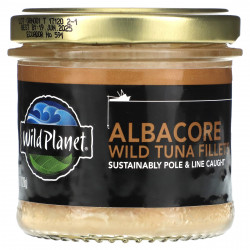 Wild Planet, Филе дикого тунца Albacore, 128 г (4,5 унции)