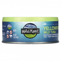 Wild Planet, Желтоперый дикий тунец, 142 г (5 унций)