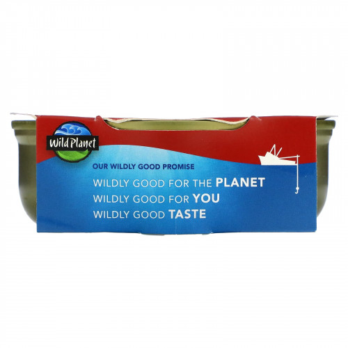 Wild Planet, Дикий тунец, салат с фасолью и кукурузой, 160 г (5,6 унции)
