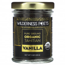 Wilderness Poets, чистая молотая органическая таитянская ваниль, 28 г (1 унция)