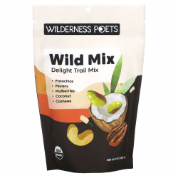 Wilderness Poets, Organic Wild Mix, смесь Delight Trail, 226 г (8 унций)