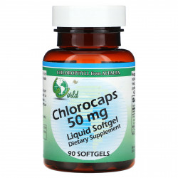 World Organic, Chlorocaps, 50 мг, 90 капсул
