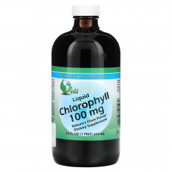 World Organic, жидкий хлорофилл, 100 мг, 474 мл (16 жидк. унций)
