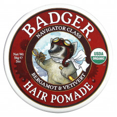 Badger Company, Organic, помада для волос, класс Navigator, 56 г (2 унции)