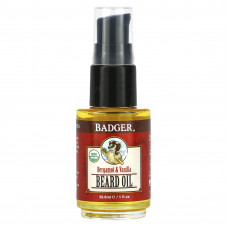 Badger Company, Navigator Class, Масло для бороды, бергамот и ваниль, 1 жидкая унция (29,6 мл)