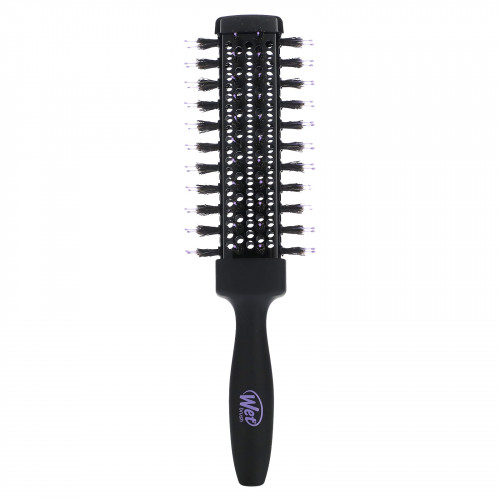 Wet Brush, Круглая кисть Break Free, Beach Waves & Tight Curls, черная, 1 шт.