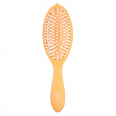 Wet Brush, Go Green TM, кисть для ухода и блеска с кокосовым маслом, апельсин, 1 шт.