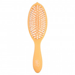 Wet Brush, Go Green TM, кисть для ухода и блеска с кокосовым маслом, апельсин, 1 шт.