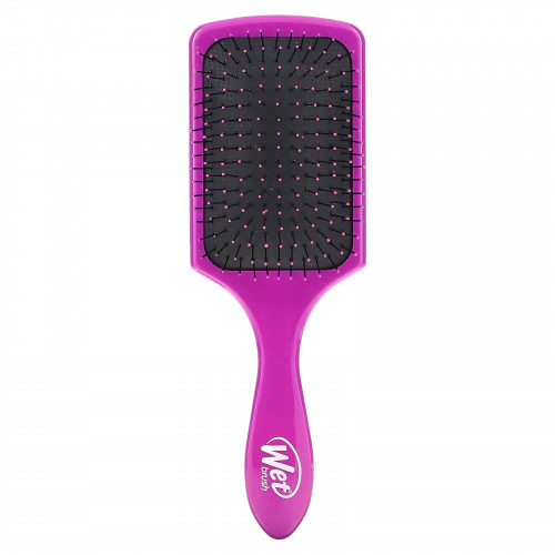 Wet Brush, Paddle Detangler Brush, щетка для легкого расчесывания, пурпурный, 1 шт.