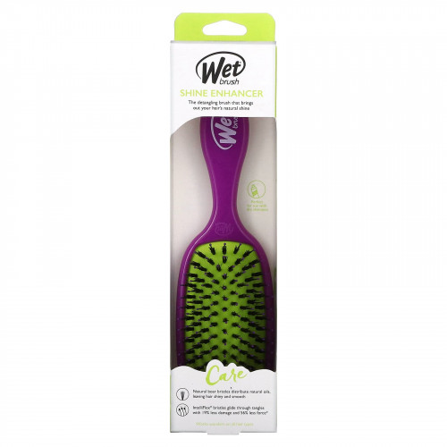 Wet Brush, Кисть для улучшения блеска, Maintain, Purple, 1 кисть