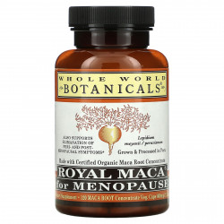 Whole World Botanicals, Royal Maca®, королевская мака для приема при менопаузе, 500 мг, 120 вегетарианских капсул