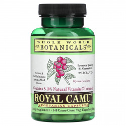Whole World Botanicals, Royal Camu, 350 мг, 140 вегетарианских капсул