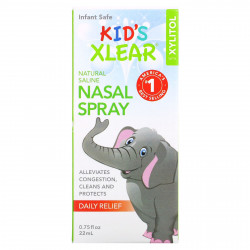 Xlear, Kid's Xlear, солевой назальный спрей для детей, 22 мл (0,75 жидк. унции)