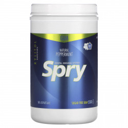Xlear, Spry, жевательная резинка, натуральная мята, без сахара, 550 штук (660 г)
