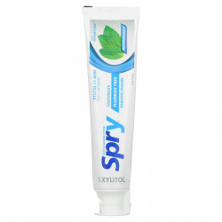 Xlear, Spry Toothpaste, защита от зубного камня, без фтора, перечная мята, 141 г (5 унций)