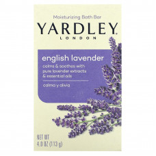 Yardley London, Увлажняющее мыло для ванн, английская лаванда, 113 г (4 унции)