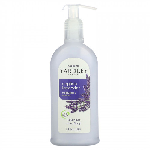 Yardley London, Роскошное мыло для рук, английская лаванда, 248 мл (8,4 жидк. Унции)