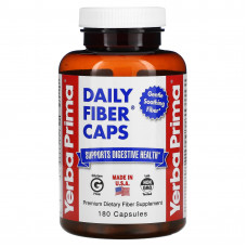 Yerba Prima, Daily Fiber, 180 капсул