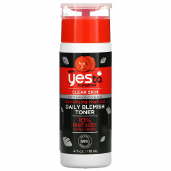 Yes To, Детоксифицирующий древесный уголь, тоник для ежедневного применения, томаты, 118 мл (4 жидк. Унции)